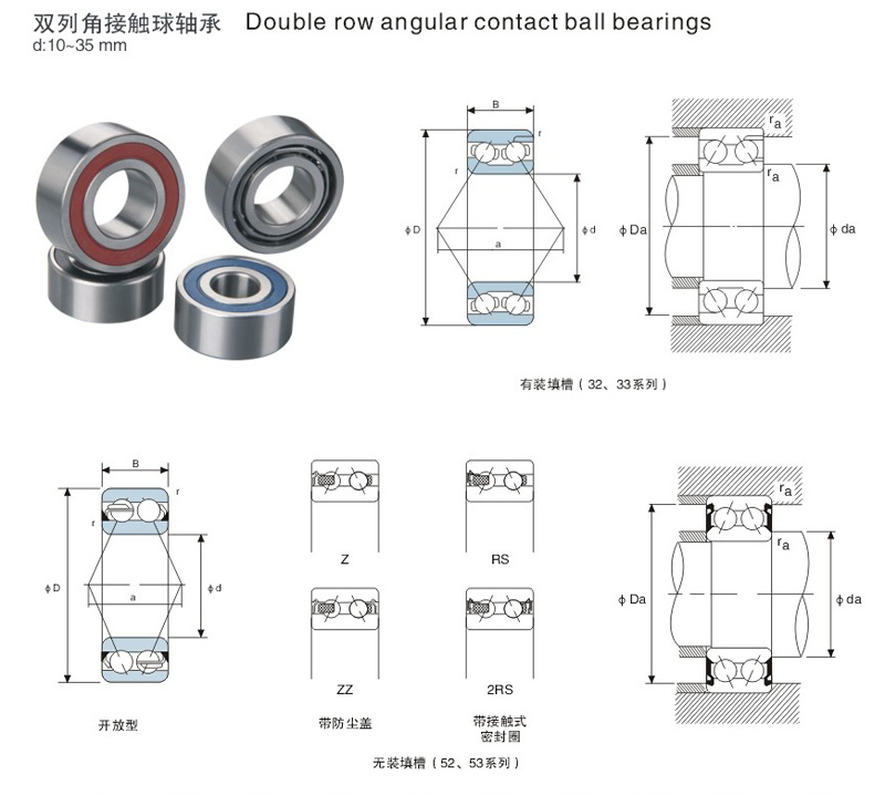 Double Row Angular Contact Ball Bearing Double Row Angular Contact Ball Double Row Angular Contact Ball Bearing Double Row Angular Contact Ball